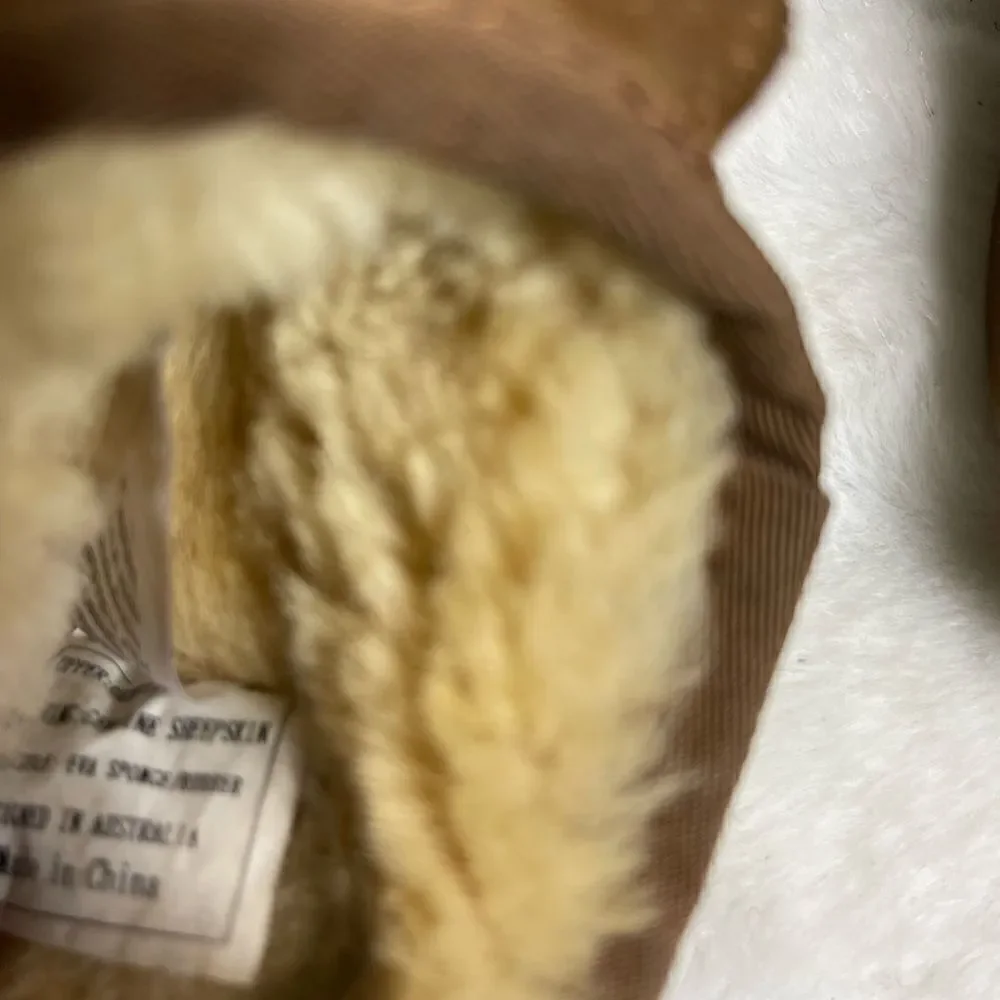 Australia Luxe Cosy short boots brown sheepskin and shearling lining siz…